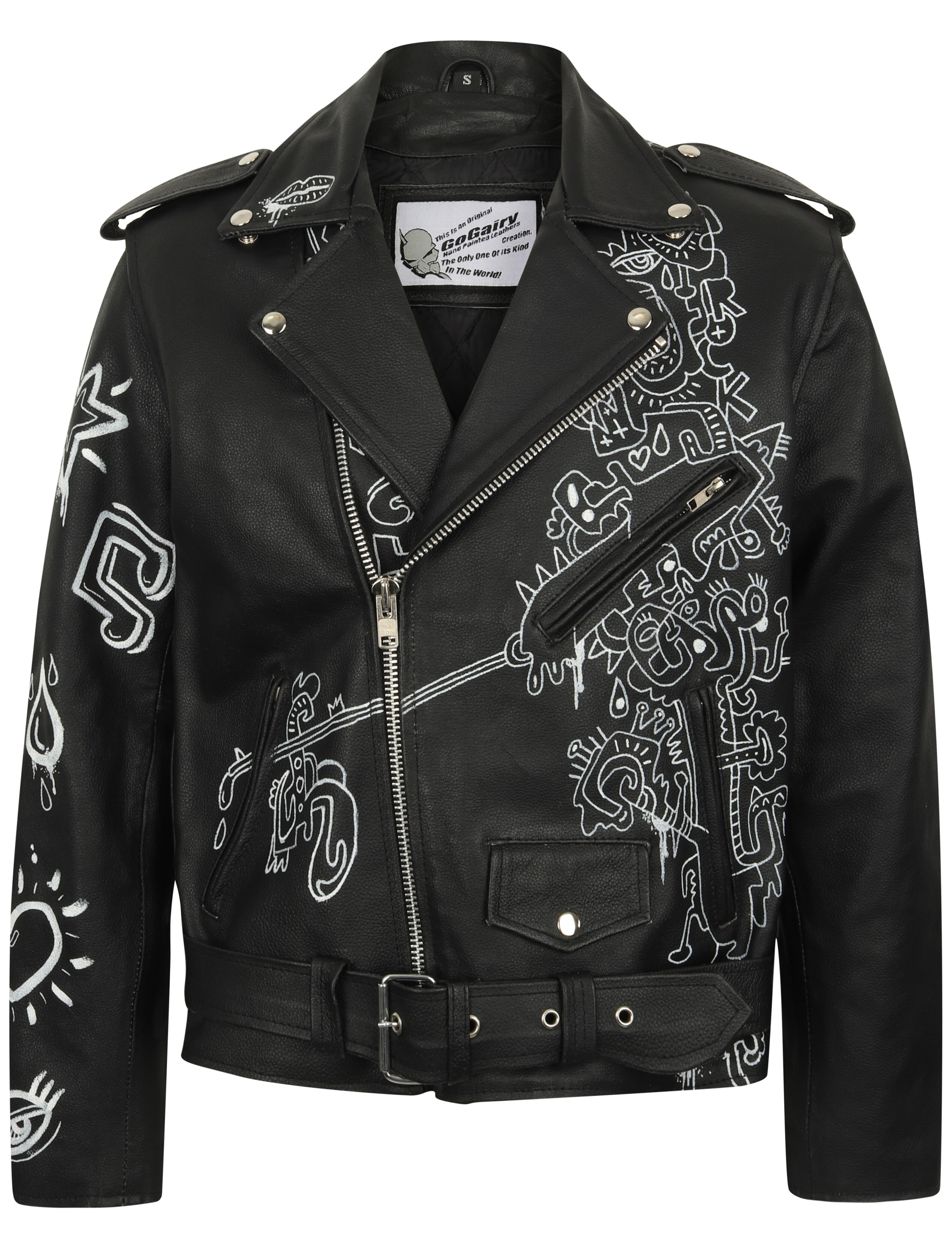 You are an Original Doodle Leather Jacket – GO GAIRY