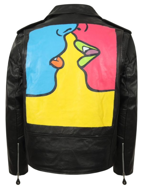 Girls Kissing Leather Jacket